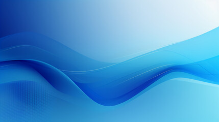 Obraz premium a blue abstract The light blue curved background and some blue lines adopt the webcore style. AI generative