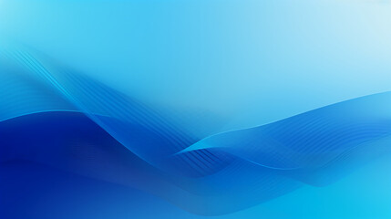 Obraz premium a blue abstract The light blue curved background and some blue lines adopt the webcore style. AI generative