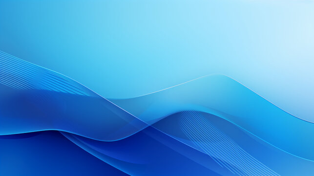 a blue abstract The light blue curved background and some blue lines adopt the webcore style. AI generative