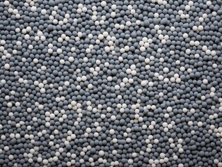 Obraz premium Little beads texture background. Grey color.