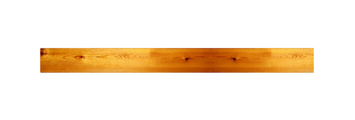 Long horizontal pine boards , on a transparent background