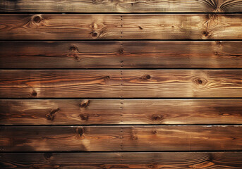 Fototapeta premium Natural wooden background. AI generative 