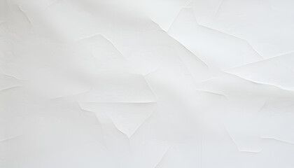 White slightly wrinkled paper backdrop. Graphic resources for designers. - obrazy, fototapety, plakaty