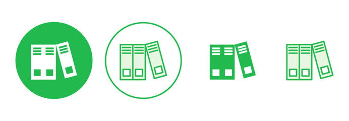 Library icon set. education icon vector