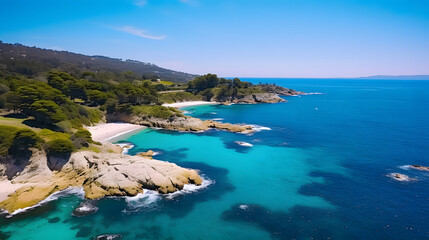 Obraz premium Carmel-by-the-Sea Coastline