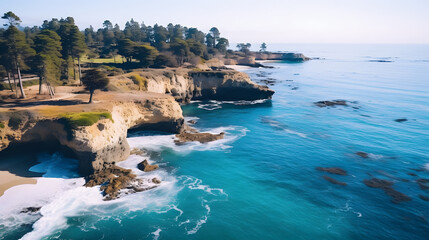 Obraz premium Santa Cruz Coastline