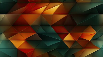 Fototapeta premium abstract background with 3d triangles