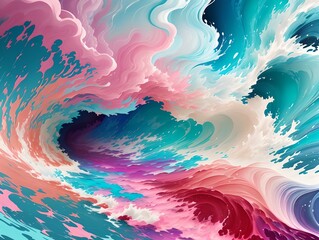 abstract paint splash art
