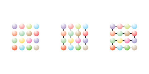 Amino Acids, Peptides and Protein Scientific Design. Vector Illustration.