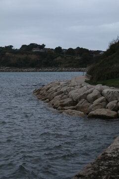 rocks in the sea