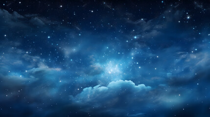 background of nebula in the sky with stars - obrazy, fototapety, plakaty