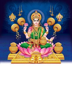 Calendar design of godess Mahalakshmi on colorful background wallpaper , God of wealth, God Tirupati Balaji feet, Bhagwan Vishnu