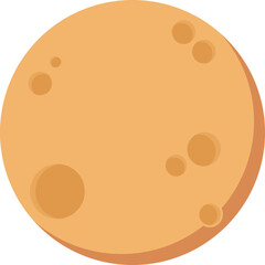planet flat design vector