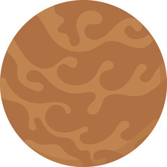 planet flat design vector