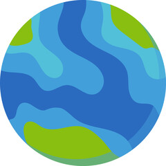 planet flat design vector