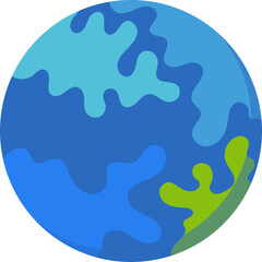 planet flat design vector