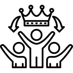 Fototapeta premium Grouping Icon