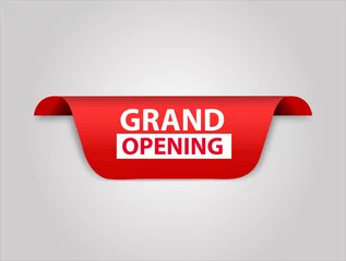 Foto op Aluminium red flate sale web banner for grand opening banner and poster © Harris Arsal
