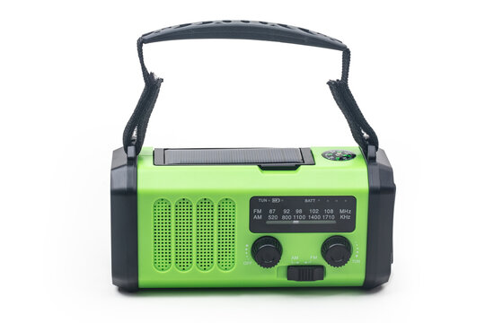 Plastic Hand Crank Weather Radio