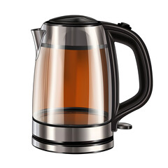Electric kettle . isolated object, transparent background