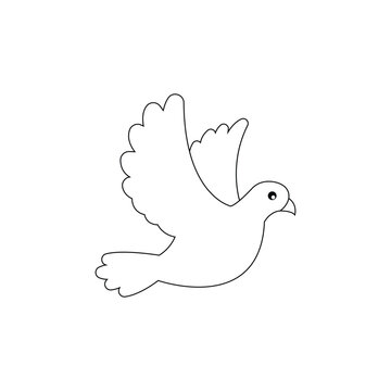  illustration of a dove