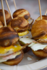 シンプルで美味しいミニバーガー