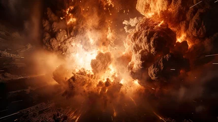 Fotobehang 大爆発のイメージ風景 © Hanasaki