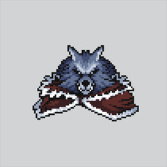 Pixel art illustration Werewolf. Pixelated Werewolf. Werewolf pixelated for the pixel art game and icon for website and video game. old school retro.
