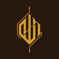 Arabic calligraphy of the name of Allah (God)