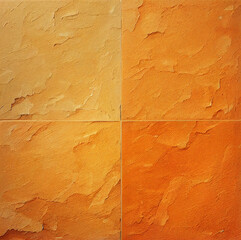 Orange and red stone tile floor or wall pattern for kitchen or bathroom