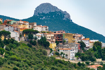 Fototapeta na wymiar Town of Baunei - Sardinia - Italy
