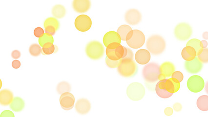 Backgroundless light. Bokeh lights with transparent background. Yellow circular lights. Bokeh lights PNG.