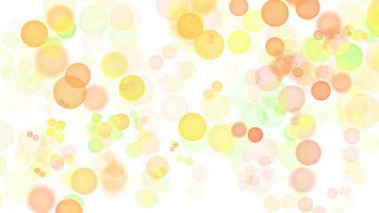 Backgroundless light. Bokeh lights with transparent background. Yellow circular lights. Bokeh lights PNG.