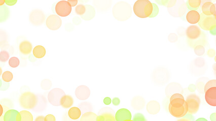 Backgroundless light. Bokeh lights with transparent background. Yellow circular lights. Bokeh lights PNG.