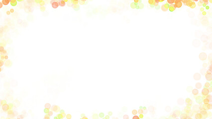 Backgroundless light. Bokeh lights with transparent background. Yellow circular lights. Bokeh lights PNG.