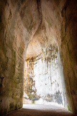 Ear of Dionysius in Neapolis Archaeological Park - Siracusa - Italy