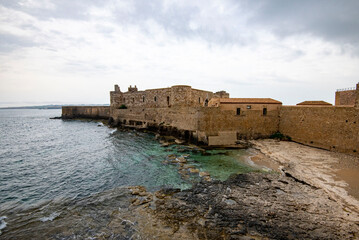 Maniace Castle in Ortigia - Sicily - Italy