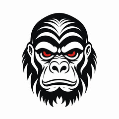 illustration a Gorilla face