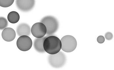 Backgroundless light. Bokeh lights with transparent background. Black circular lights. Bokeh lights PNG.
