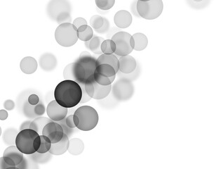 Backgroundless light. Bokeh lights with transparent background. Black circular lights. Bokeh lights PNG.
