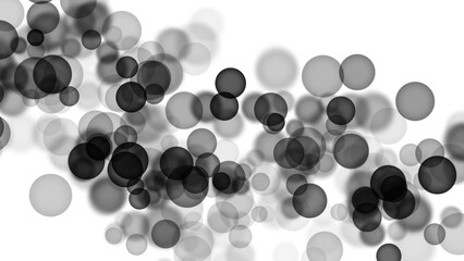 Backgroundless light. Bokeh lights with transparent background. Black circular lights. Bokeh lights PNG.
