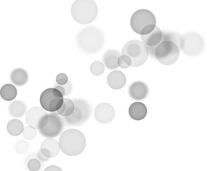 Backgroundless light. Bokeh lights with transparent background. Black circular lights. Bokeh lights PNG.
