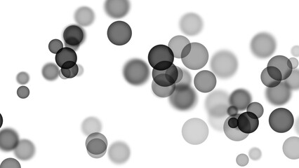 Backgroundless light. Bokeh lights with transparent background. Black circular lights. Bokeh lights PNG.
