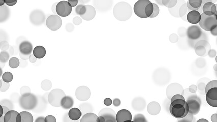 Backgroundless light. Bokeh lights with transparent background. Black circular lights. Bokeh lights PNG.
