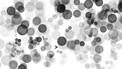 Backgroundless light. Bokeh lights with transparent background. Black circular lights. Bokeh lights PNG.
