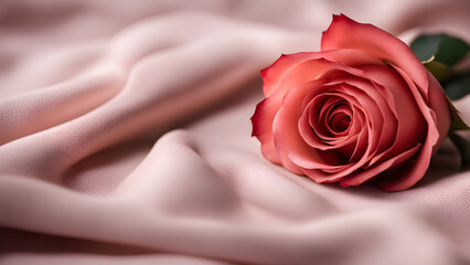 Rose On Cloth