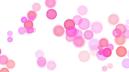 Backgroundless light. Bokeh lights with transparent background. Pink circular lights. Bokeh lights PNG.

