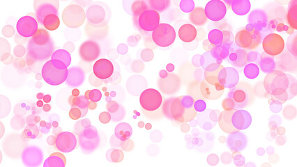 Backgroundless light. Bokeh lights with transparent background. Pink circular lights. Bokeh lights PNG.
