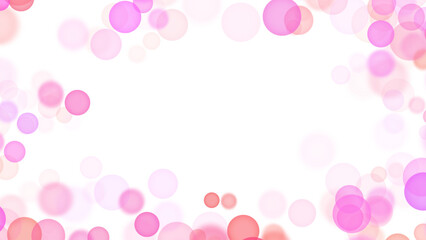 Backgroundless light. Bokeh lights with transparent background. Pink circular lights. Bokeh lights PNG.
