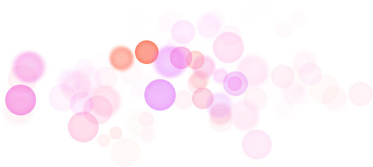 Backgroundless light. Bokeh lights with transparent background. Pink circular lights. Bokeh lights PNG.
